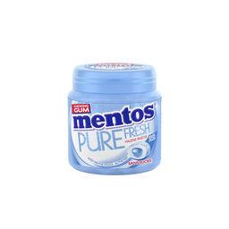 Mentos Mentos Chewing-gums Pure Fresh - Menthe Douce sans sucres la boîte de 55 dragées - 110g