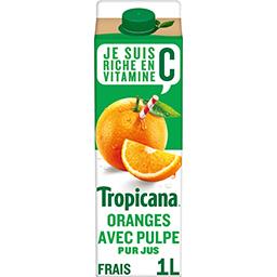 Tropicana Tropicana Pure Premium - Jus d'orange avec pulpe la brique de 1 l