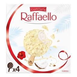 Ferrero Raffaello Glace noix de coco la boite de 4 bâtonnets - 280 ml