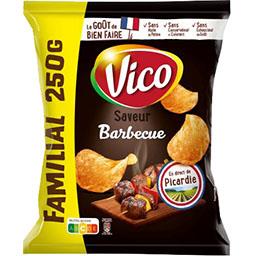 Vico Vico Chips saveur barbecue le sachet de 250 g - Familial