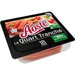 Aoste Aoste Jambon cru Le Quart tranché la barquette de 220 g