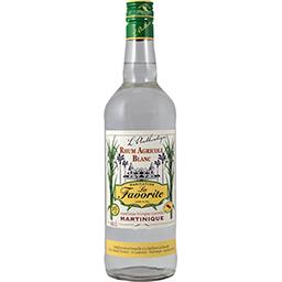 La Favorite La Favorite Rhum agricole blanc la bouteille de 100cl