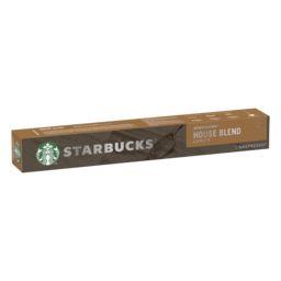 Starbucks Starbucks Capsules de café compatibles Nespresso House Blend intensité 8 la boîte de 10 capsules - 57g