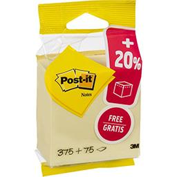 Post-it Post It Notes cube éco jaune pastel le bloc de 450 notes