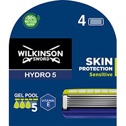 Wilkinson Wilkinson Sword Hydro 5 - Lames de rasoir homme Skin Protection Sensitive le lot de 4 lames