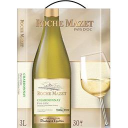 Roche Mazet Roche Mazet Vin blanc chardonnay pays d'Oc le cubi de 3l