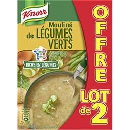 Knorr Knorr Soupe moulinée de légumes verts le lot de 2 briques d'1l