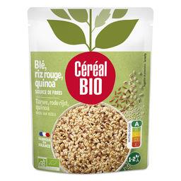 Céréal Bio Céréal Bio Blé, riz rouge, quinoa au naturel BIO le sachet de 220 g