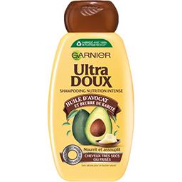 Garnier Ultra Doux Shampooing nutrition intense huile d'avocat beurre de karité le flacon de 250 ml