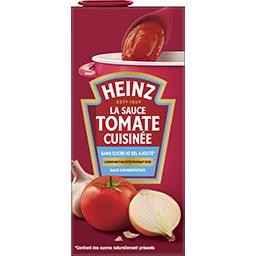 Heinz Heinz La Sauce tomate ail & oignon sans sucres ni sel ajoutés la brique de 350 g