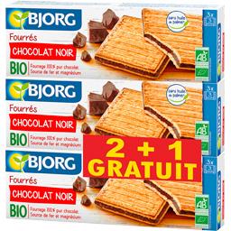 Fourres Chocolat Noir Bio Bjorg Intermarche