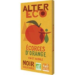 Alter Eco Alter Eco Chocolat noir écorces d'oranges Bio & équitable la tablette de 100g