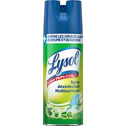 OL Lysol Spray désinfectant multisurfaces parfum fraîcheur tropicale la bombe de 400 ml