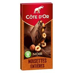 Côte d'Or Côte d'Or Chocolat noir noisettes entières la tablette de 180 g