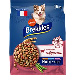 Brekkies Excel Brekkies Croquettes Multicroc agneau pour chien adulte le sac de 15kg
