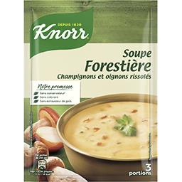 Knorr Knorr Soupe déshydratée forestière champignons et oignons rissolés le sachet de 3 Portions - 85g