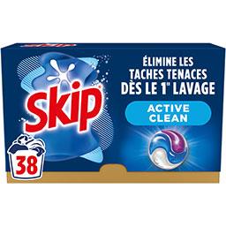 Skip Skip Lessive capsules 3-en-1 - active clean La boite de 38