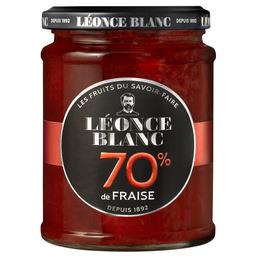 Léonce Blanc Leonce blanc Confiture aux fraises 70% le pot de 320g