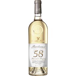 Bernard Magrez Bernard Magrez Bordeaux 58, vin blanc la bouteille de 75 cl