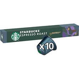 Starbucks Starbucks Capsules de café compatibles Nespresso Espresso Roast intensité 11 la boîte de 10 capsules - 57g