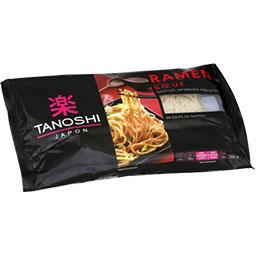 Tanoshi Tanoshi Nouilles japonaises précuites Ramen assaisonnement bœuf le sachet de 360 g