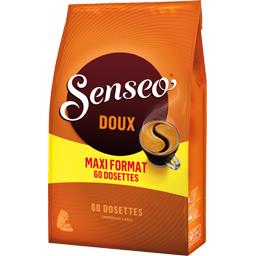 Maison du Café Senseo Dosettes de café compatibles Senseo Doux le sachet de 60 - 416 g