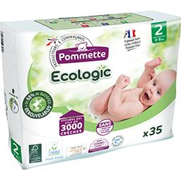 Couches Bebe Ecologic Taille 2 3 6 Kg Pommette Intermarche