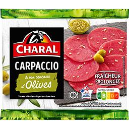 Charal Charal Carpaccio olives finement concassées & sa marinade la barquette de 230 g
