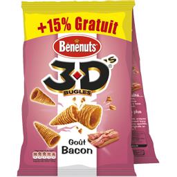 3d Bugles Biscuits Aperitif Gout Bacon Benenuts Intermarche