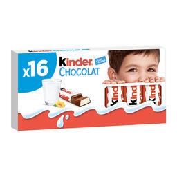 Kinder Kinder Bâtonnets au chocolat au lait fourrage lait la boite de 16 pièces - 200 g