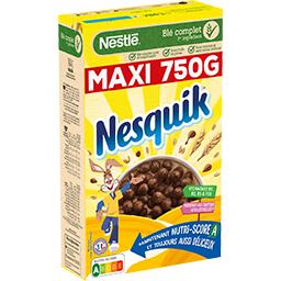 Nestlé Nestlé Nesquik Céréales petit déjeuner au chocolat la boite de 750g