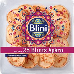 Blini Blini Blinis apéro la barquette de 25 - 125g