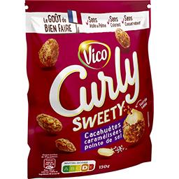Curly Curly Swetty cacahuètes caramélisées pointe de sel le paquet de 150g