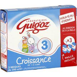 Lait Liquide 3 De 1 A 3 Ans Laboratoires Guigoz Intermarche