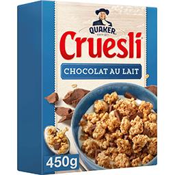 Quaker Quaker Cruesli - Céréales complètes chocolat au lait le paquet de 450 g