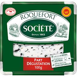 Société Société Roquefort AOP la barquette de 100 g