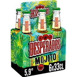Desperados Desperados Bière aromatisée Tequila Mojito les 6 bouteilles de 33 cl
