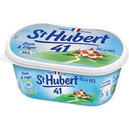 St Hubert St Hubert 41 Margarine sel de mer Bon & Léger 38% MG la barquette de 500 g - Format Spécial