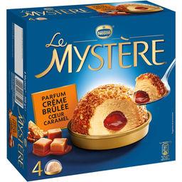 Nestlé Nestlé Mystère glaces à la crème brulée cœur caramel la boîte de 4 glaces - 308g