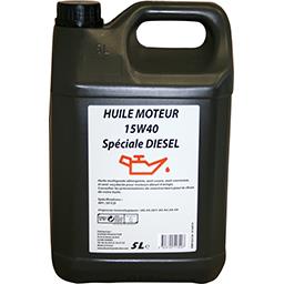 Huile moteur 15W40 spéciale diesel