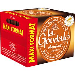 La Goudale La goudale Bière ambrée à l'ancienne haute fermentation les 12 bouteilles de 25 cl - Maxi format