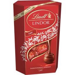 Lindt Lindt Lindor - Bonbons de chocolat au lait la boite de 237 g