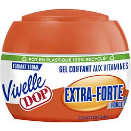 Dop Vivelle Dop Gel Cheveux Coiffant Fixation Extra Forte Le pot de 190ml