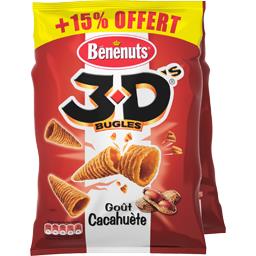 3d Bugles Biscuits Aperitif Gout Cacahuete Benenuts Intermarche