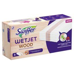 Swiffer Swiffer Wetjet Wood, recharges de lingettes pour Balai Spray La boîte de 8 lingettes