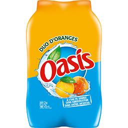 Oasis Oasis Boisson duos d'oranges les 2 bouteilles de 2 l