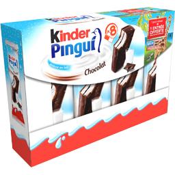 Kinder Kinder Pingui - Génoise fourrée lait et chocolat la boite de 8 pièces - 240 g