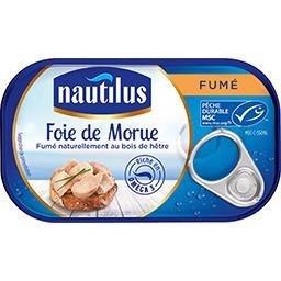Nautilus Nautilus Foie de morue fumé la boite de 120 g
