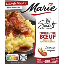 Marie Marie Secrets de Cuisine - Fondant de boeuf, sauce à la basquaise la barquette de 300 g