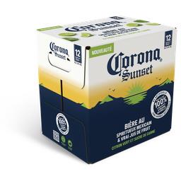 Corona Extra Sunset - Bière du Mexique Les 12 bouteilles de 33cl - 3,96l